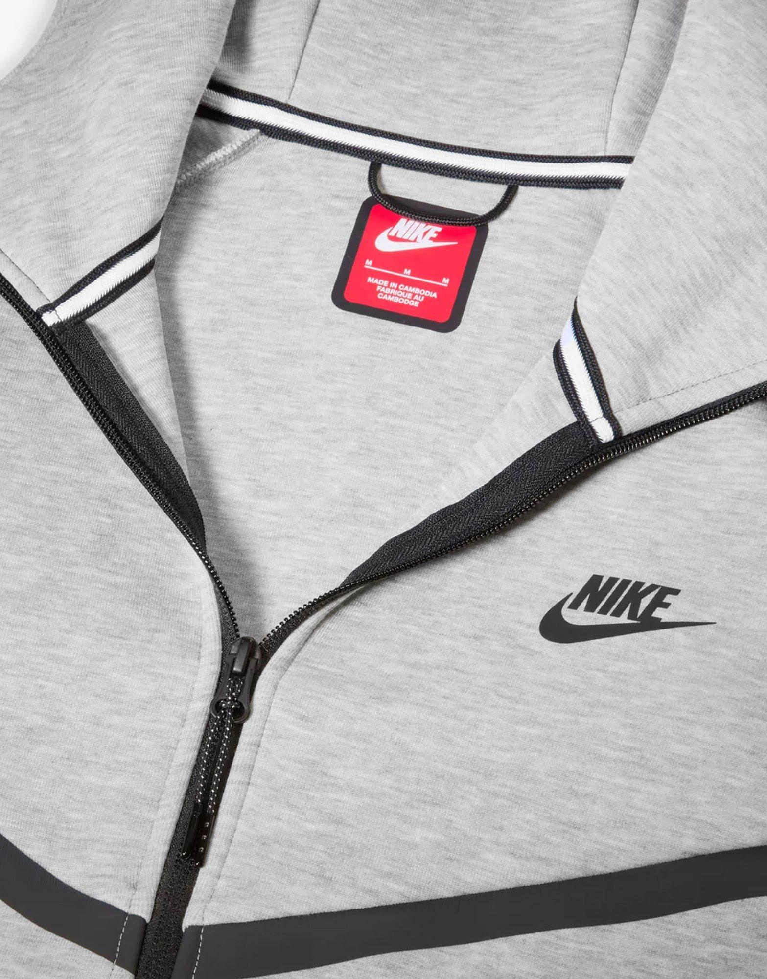 Grey Nike Tech Hoodie - JD Sports Singapore