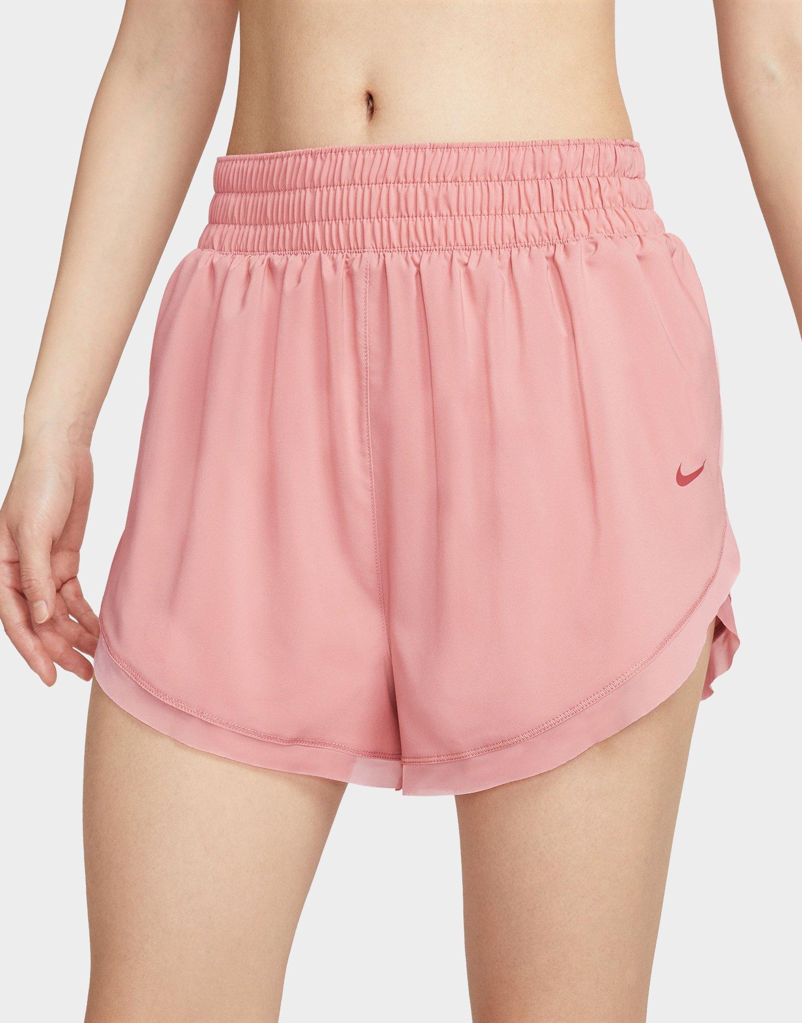 nike light pink shorts