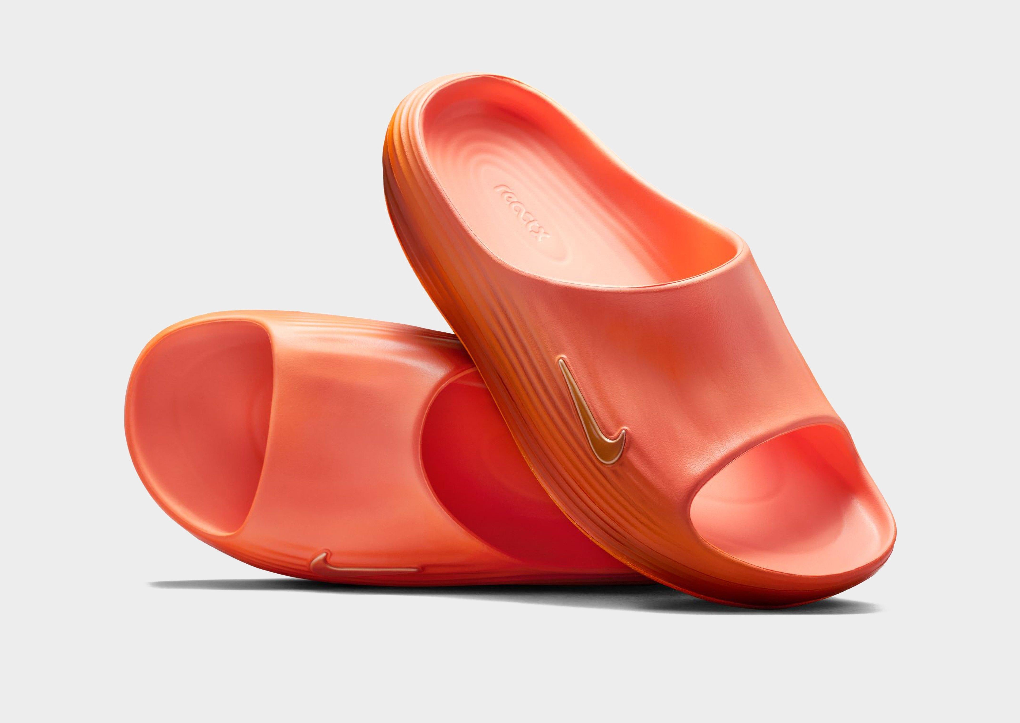 Orange Nike ReactX Rejuven8 Slides - JD Sports Singapore