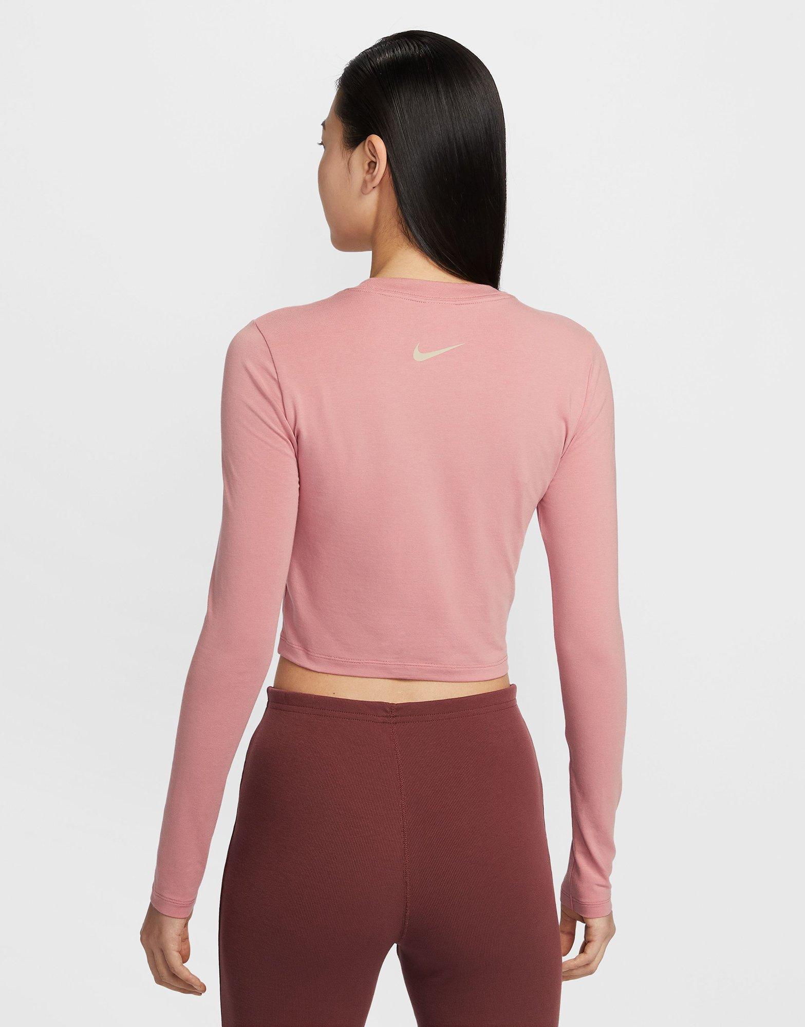 pink nike top jd