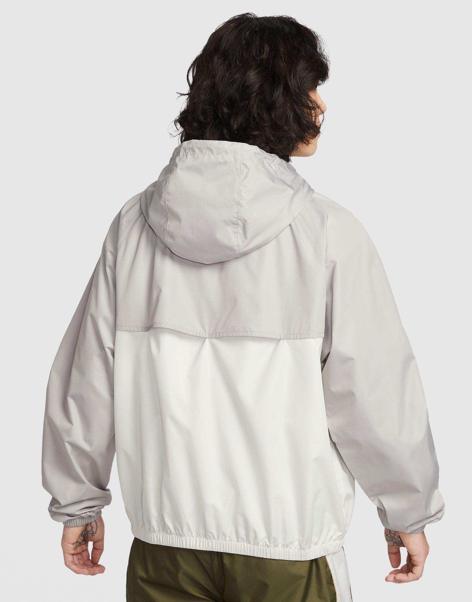 Grey Nike Windrunner Lined Jacket - JD Sports Singapore