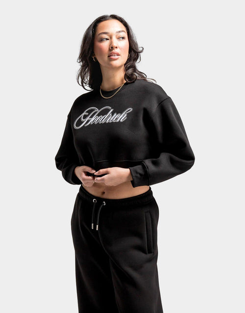 Figure Cropped Sweatshirt