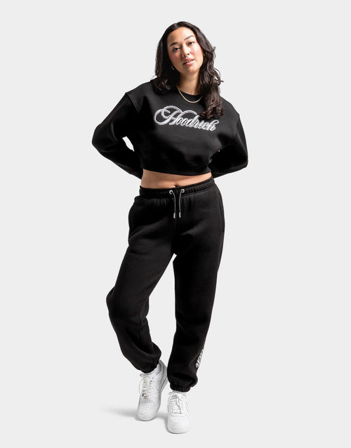 Figure Cropped Sweatshirt
