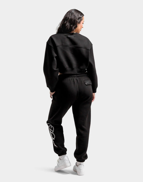 Figure Cropped Sweatshirt