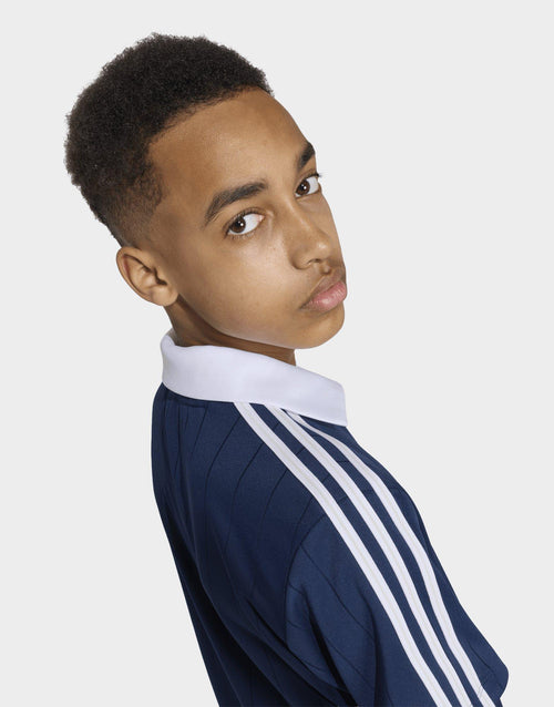 Pinstripe Polo T-Shirt Junior's