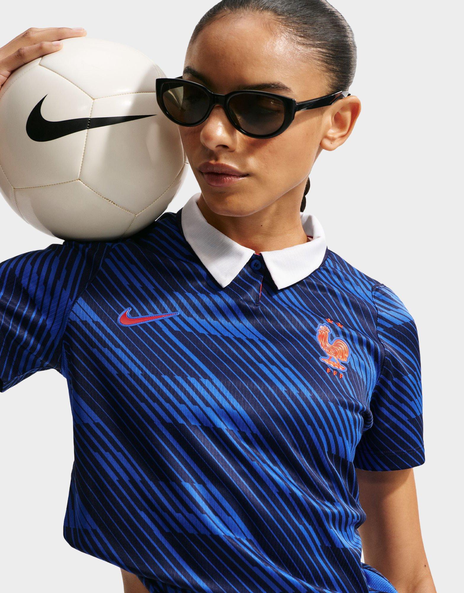Blue Nike FFF 2026 Stadium Home Dri-FIT Soccer Replica Jersey - JD
