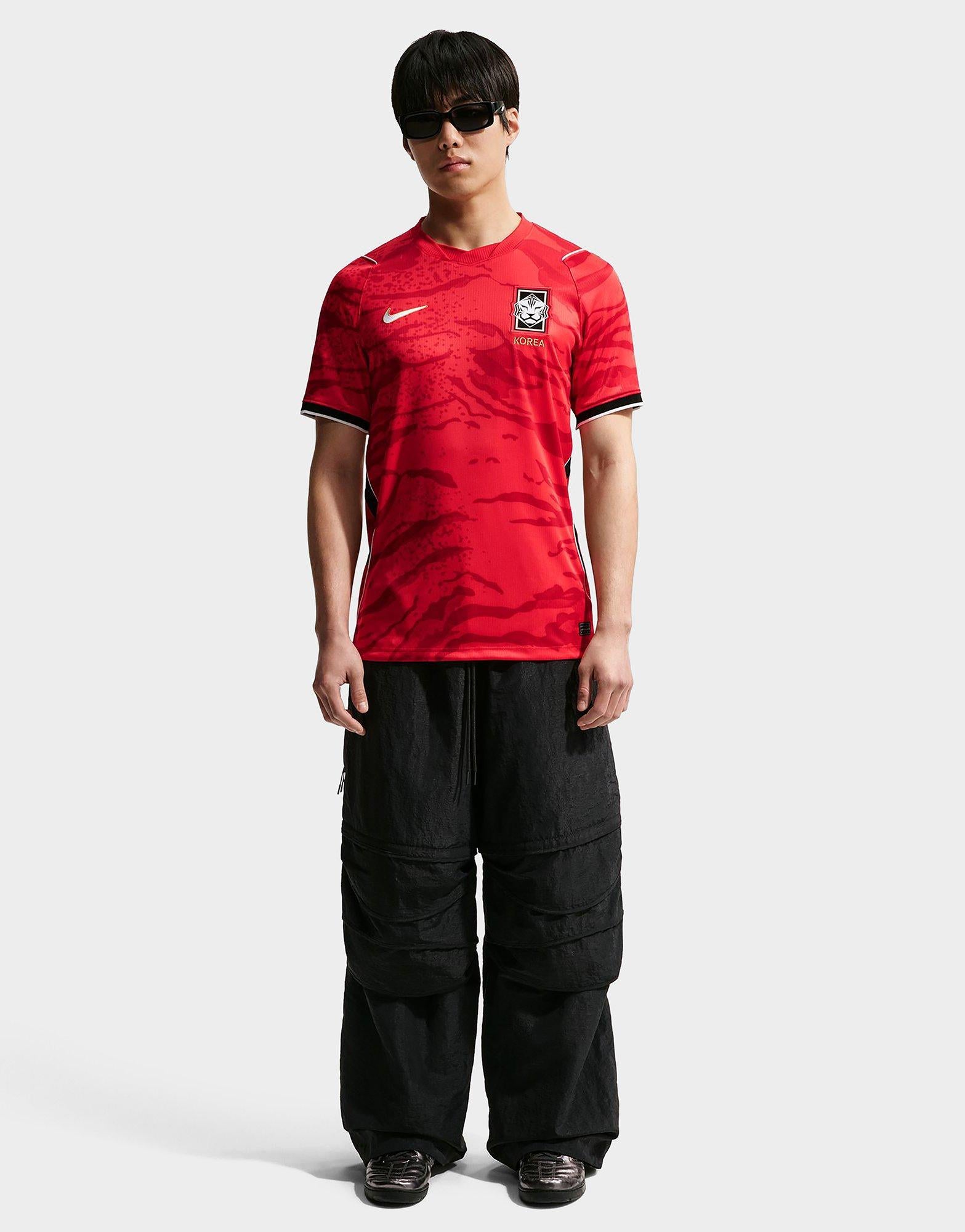 Red Nike Korea 2026 Stadium Home Dri-FIT Soccer Replica Jersey