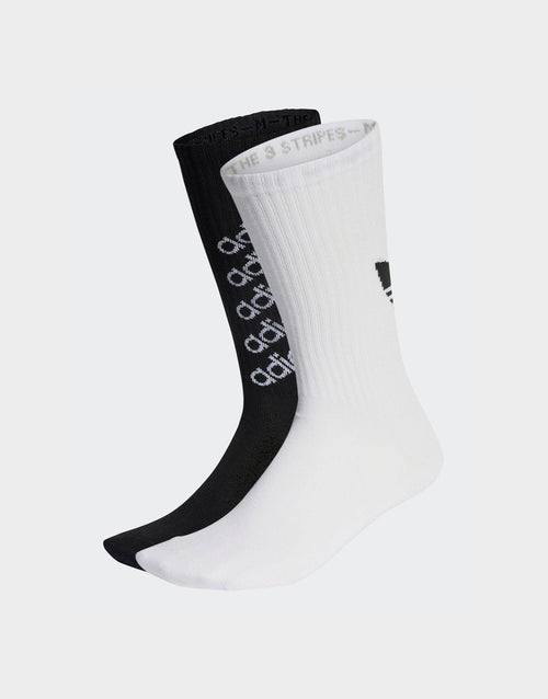 Monogram Crew Socks (2 Pairs)