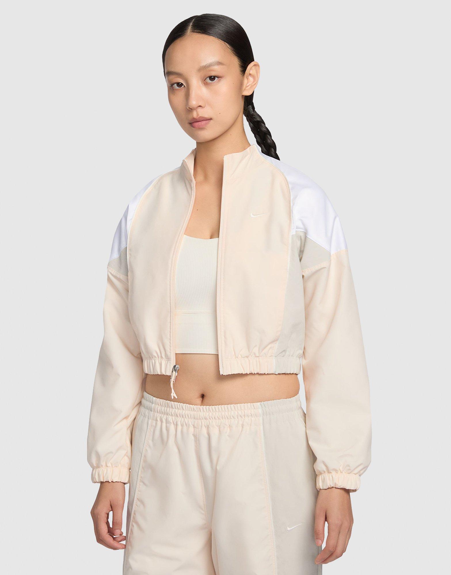 nike crop track jacket
