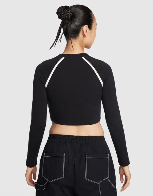 Sportswear Tight Long-Sleeve Cropped Top