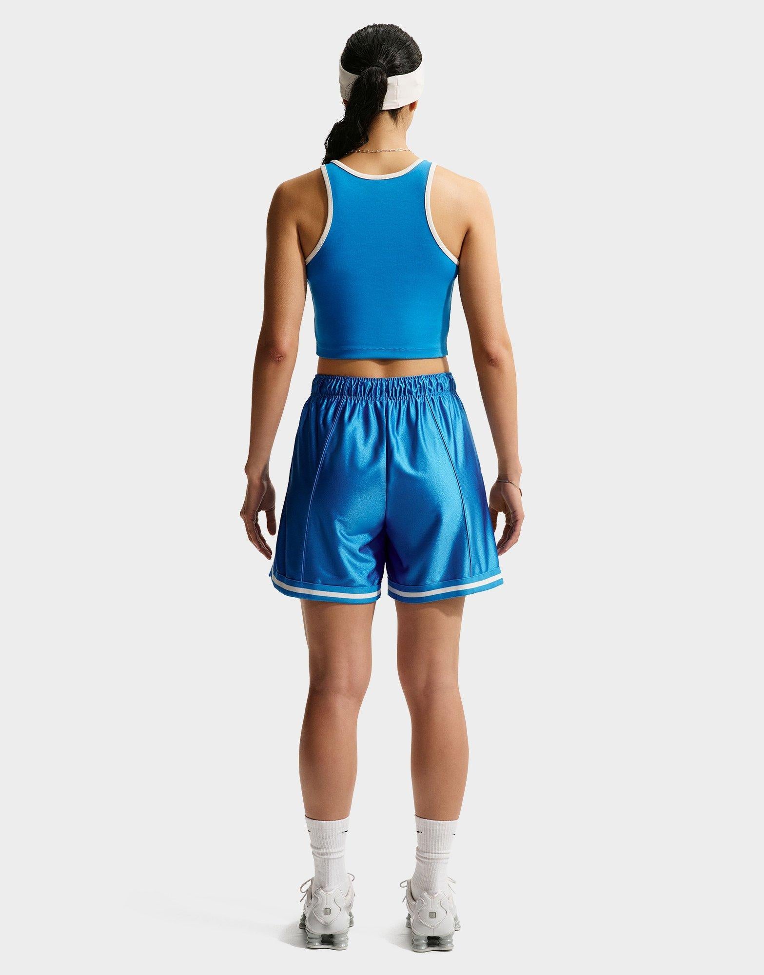 Blue Nike Sportswear Tight Graphic Tank Top - JD Sports Singapore