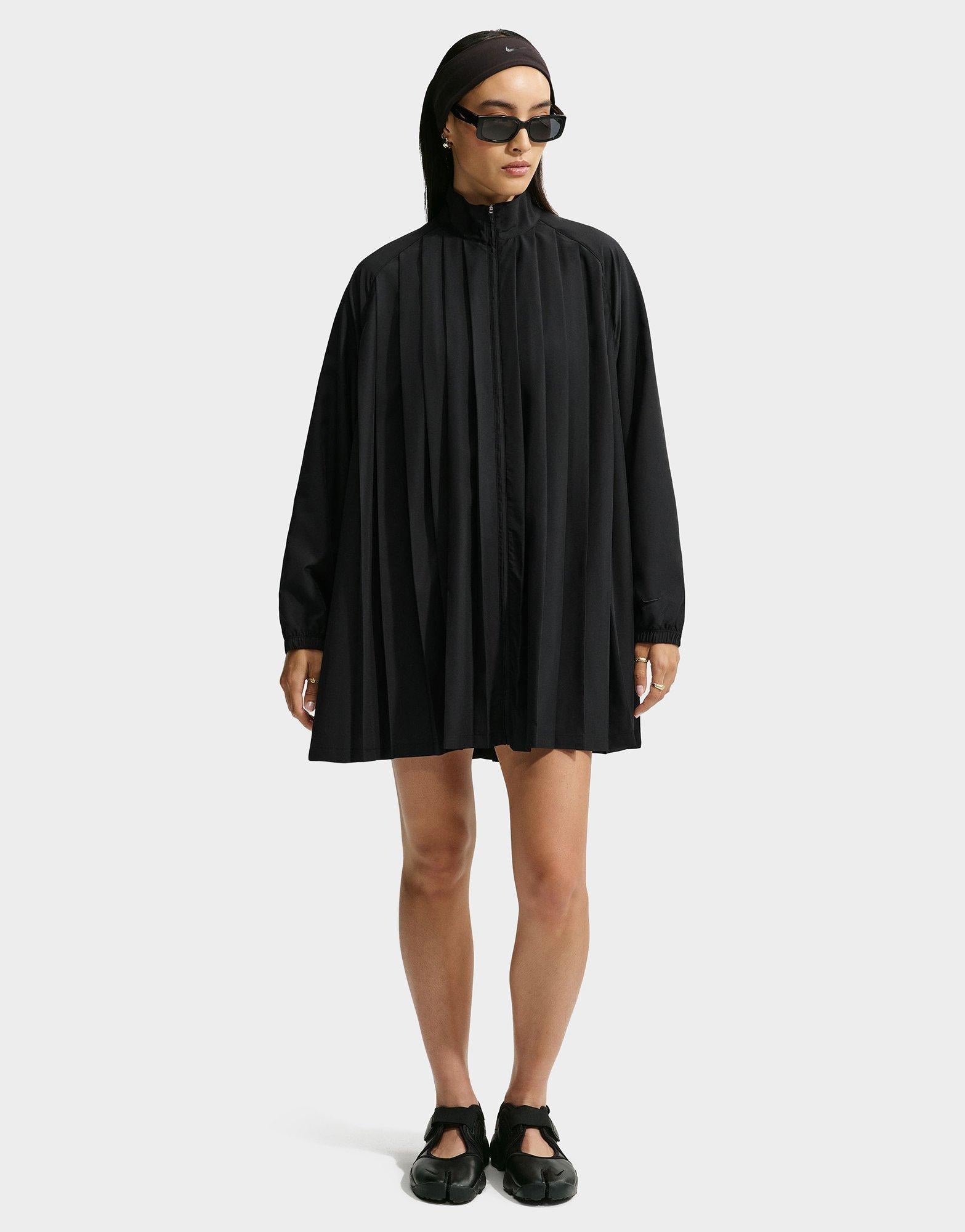 Sportswear Oversized Pleated Mini Dress