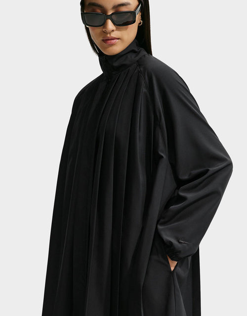 Sportswear Oversized Pleated Mini Dress