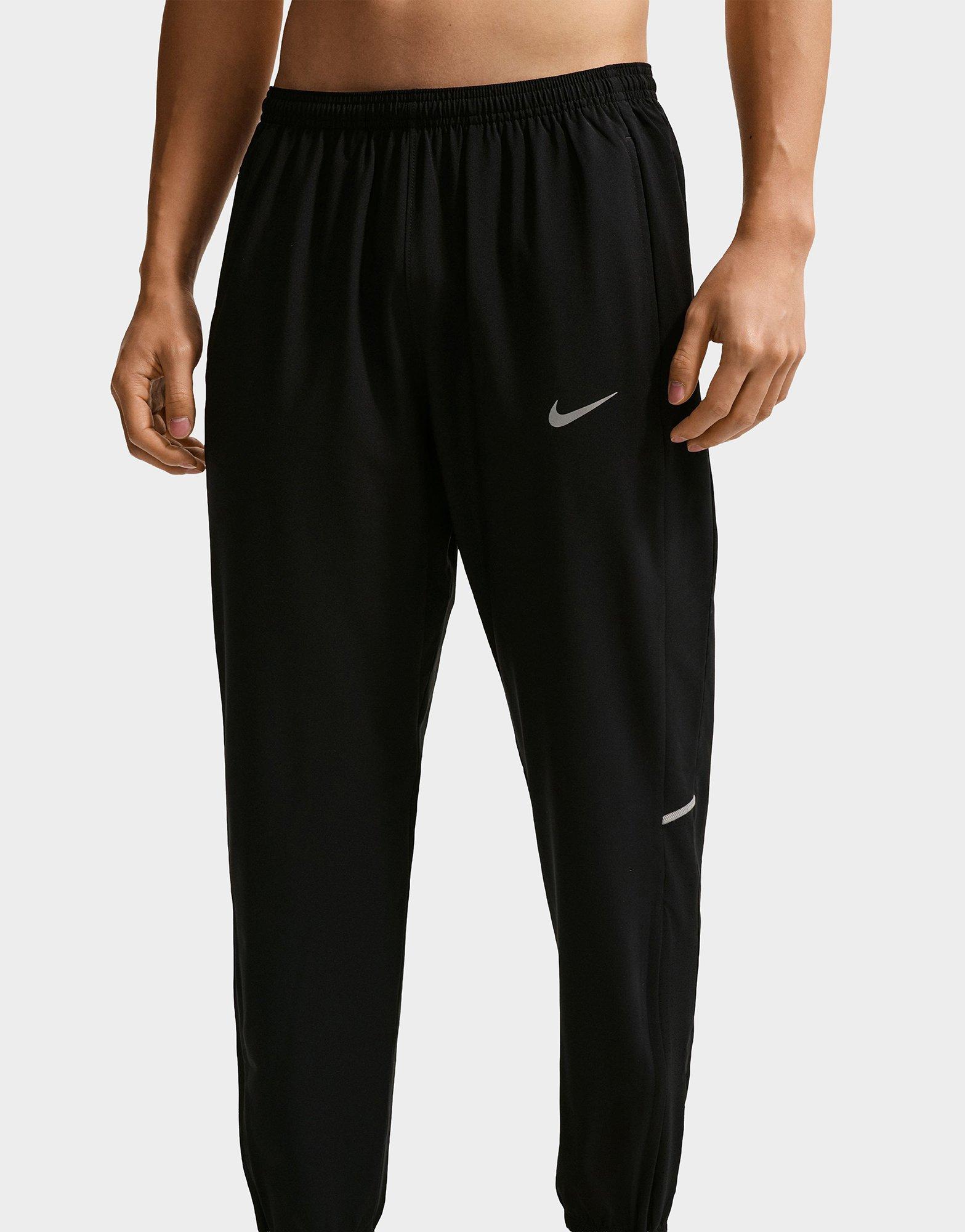 Black Nike Miler Dri-FIT Woven Running Pants - JD Sports Singapore