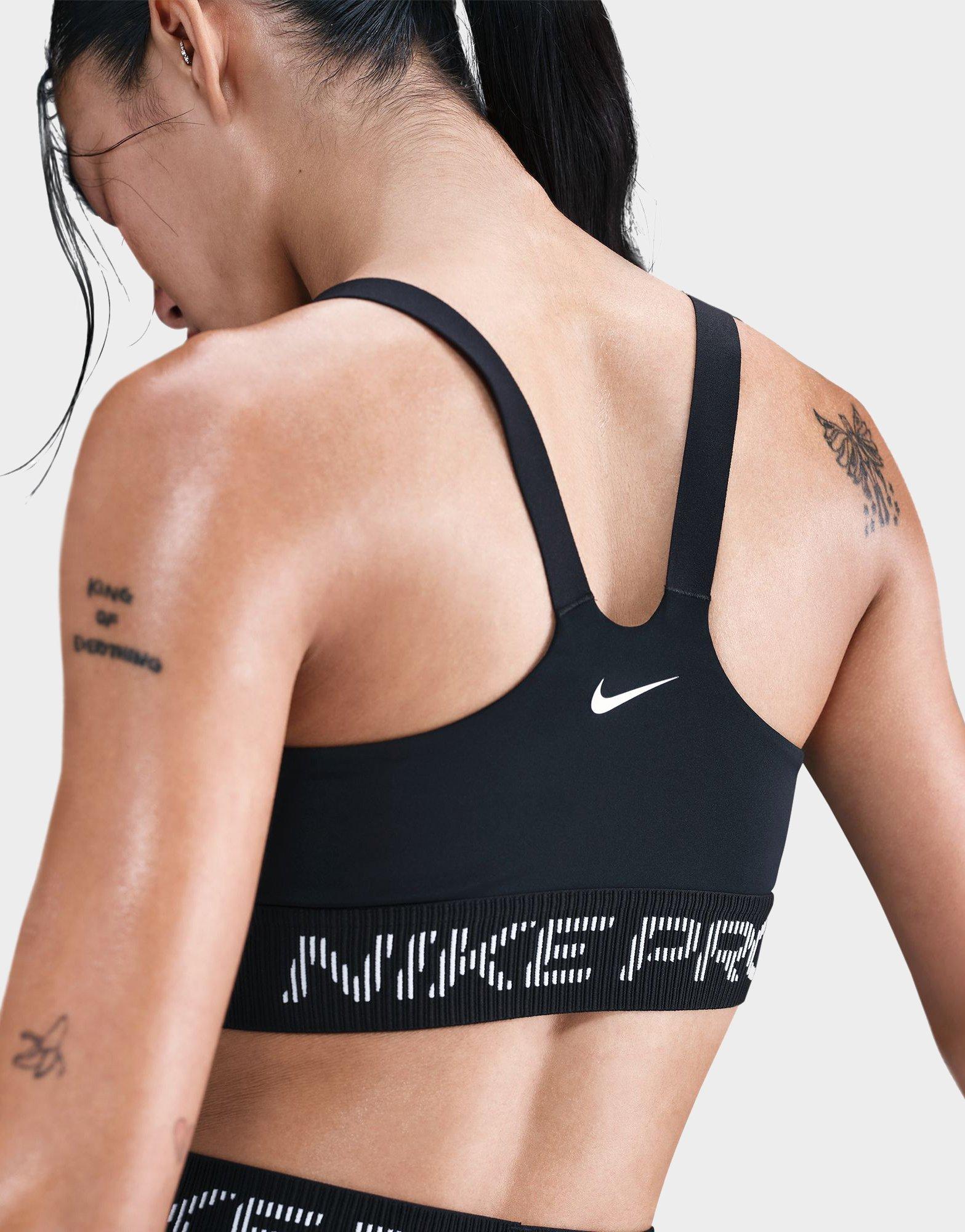 black nike sports bra cheap
