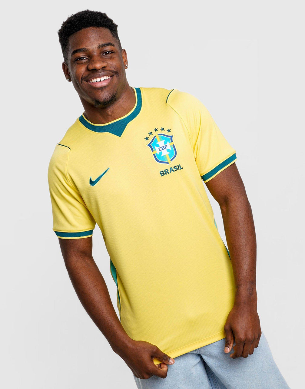 nike Brazil 2026 Stadium Home Dri-FIT Soccer Replica Jersey