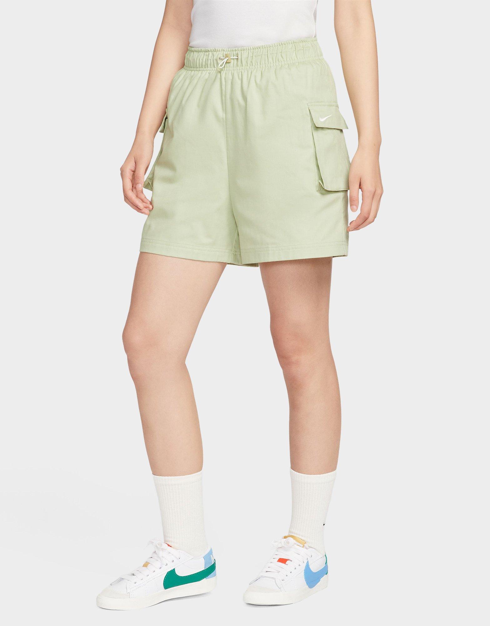 Woven High-Waisted Shorts