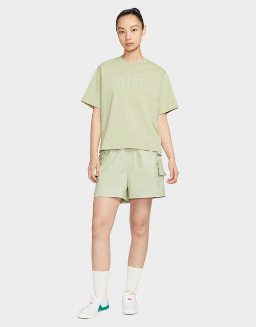Woven High-Waisted Shorts