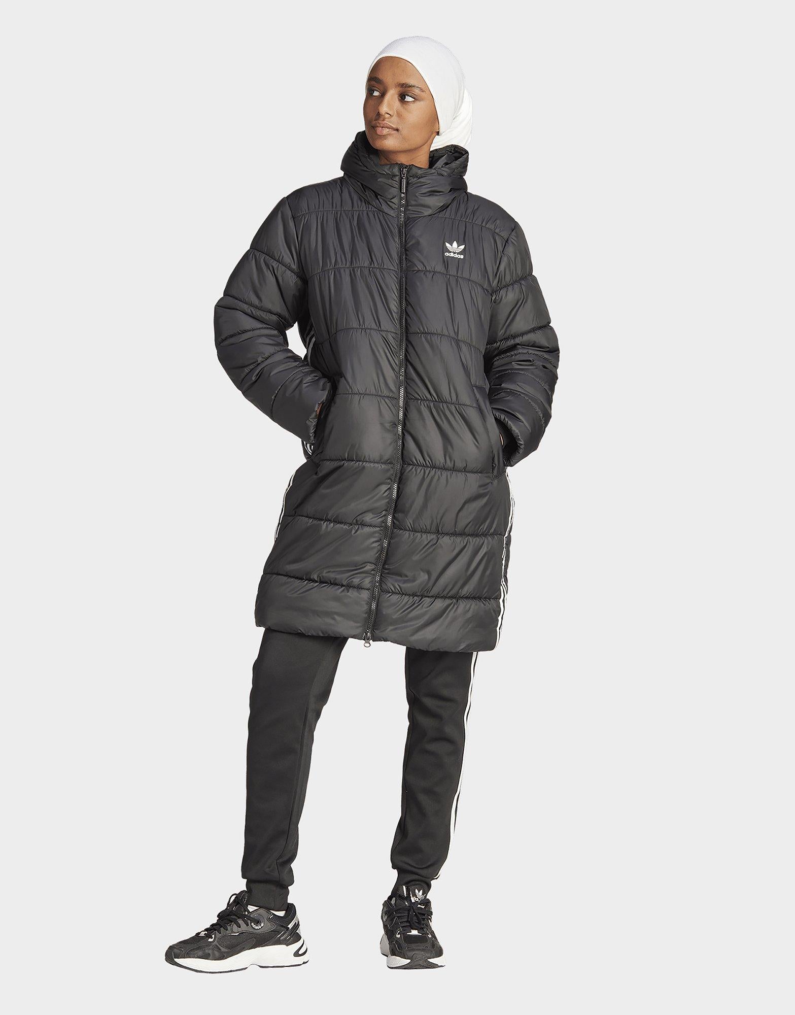 3-Stripes Long Padded Jacket