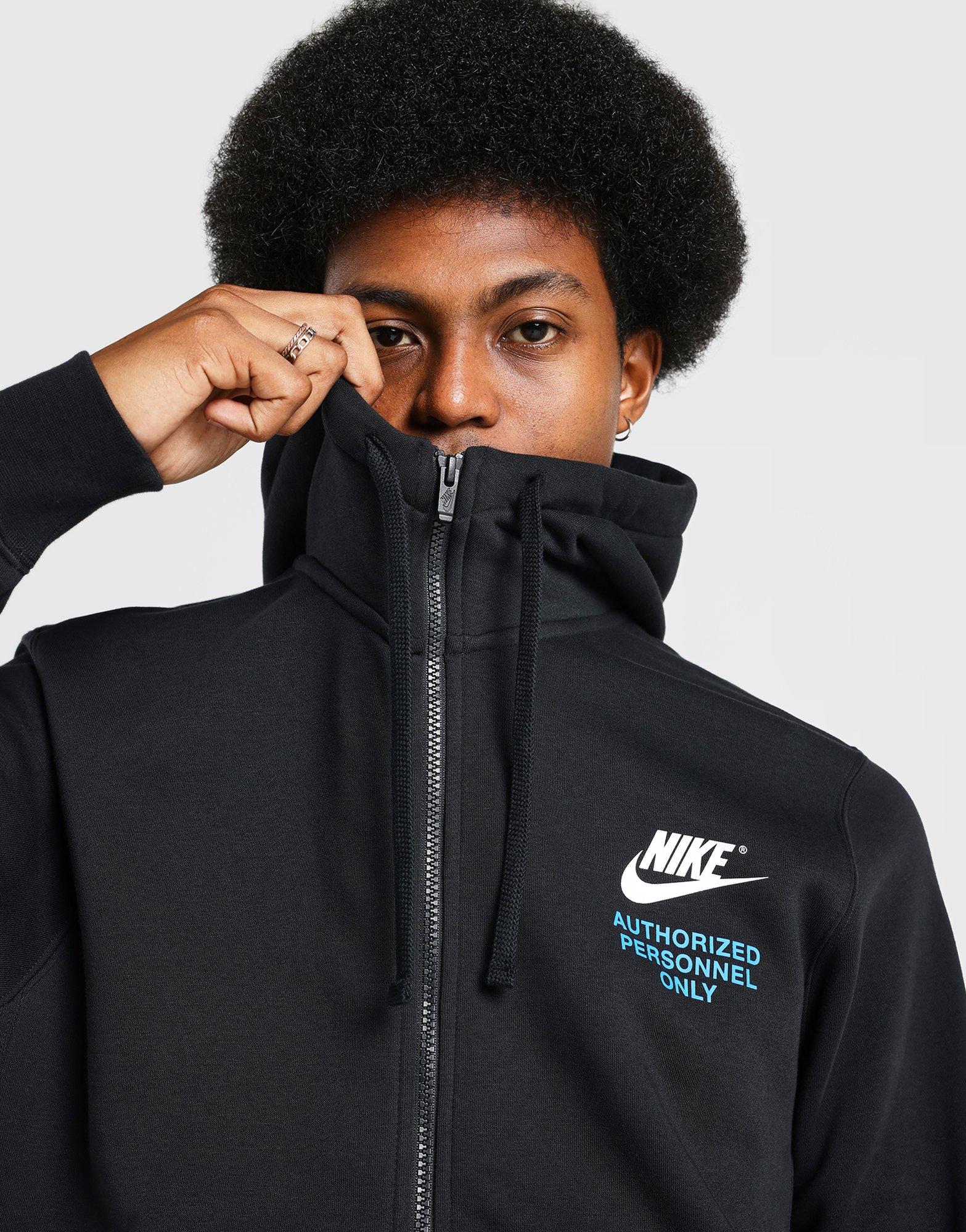 Black Nike Full Zip Hoodie - JD Sports Singapore
