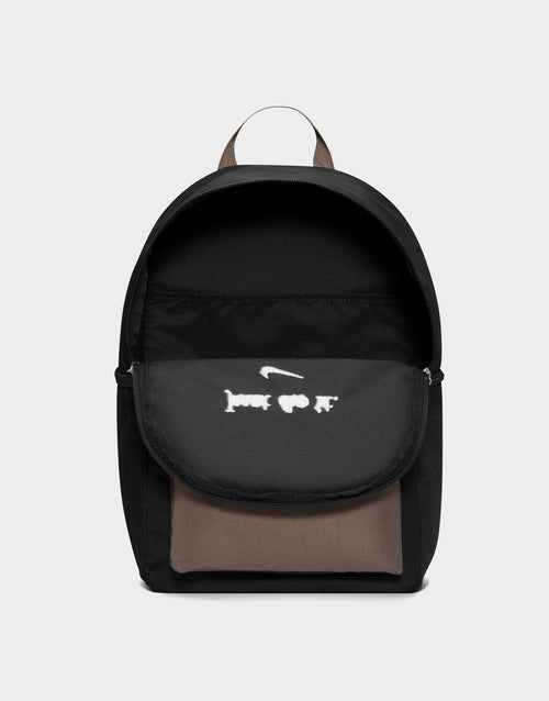 Black Nike Heritage 2.0 Color-Block Backpack (23L)