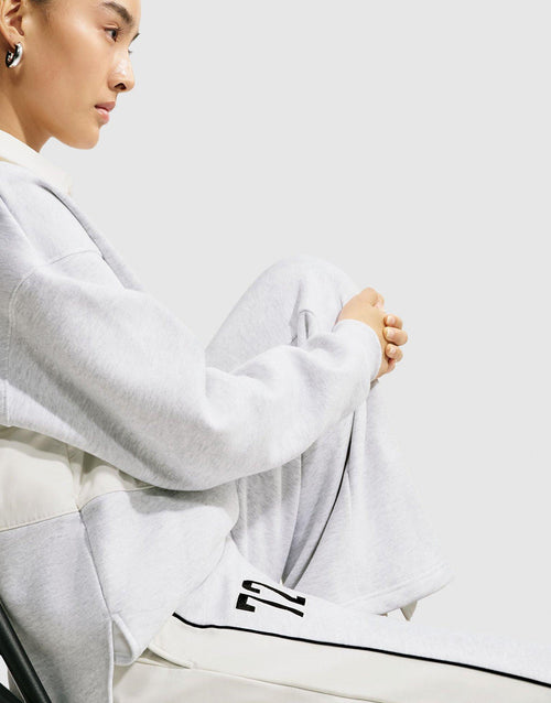 Studio Fleece Medium Weight Mid-Rise Wide-Leg Pants