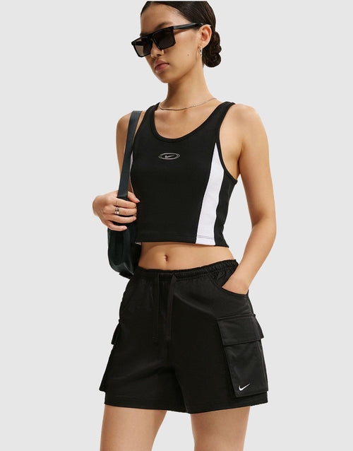 Sportswear Loose Mid-Rise Woven Cargo Shorts