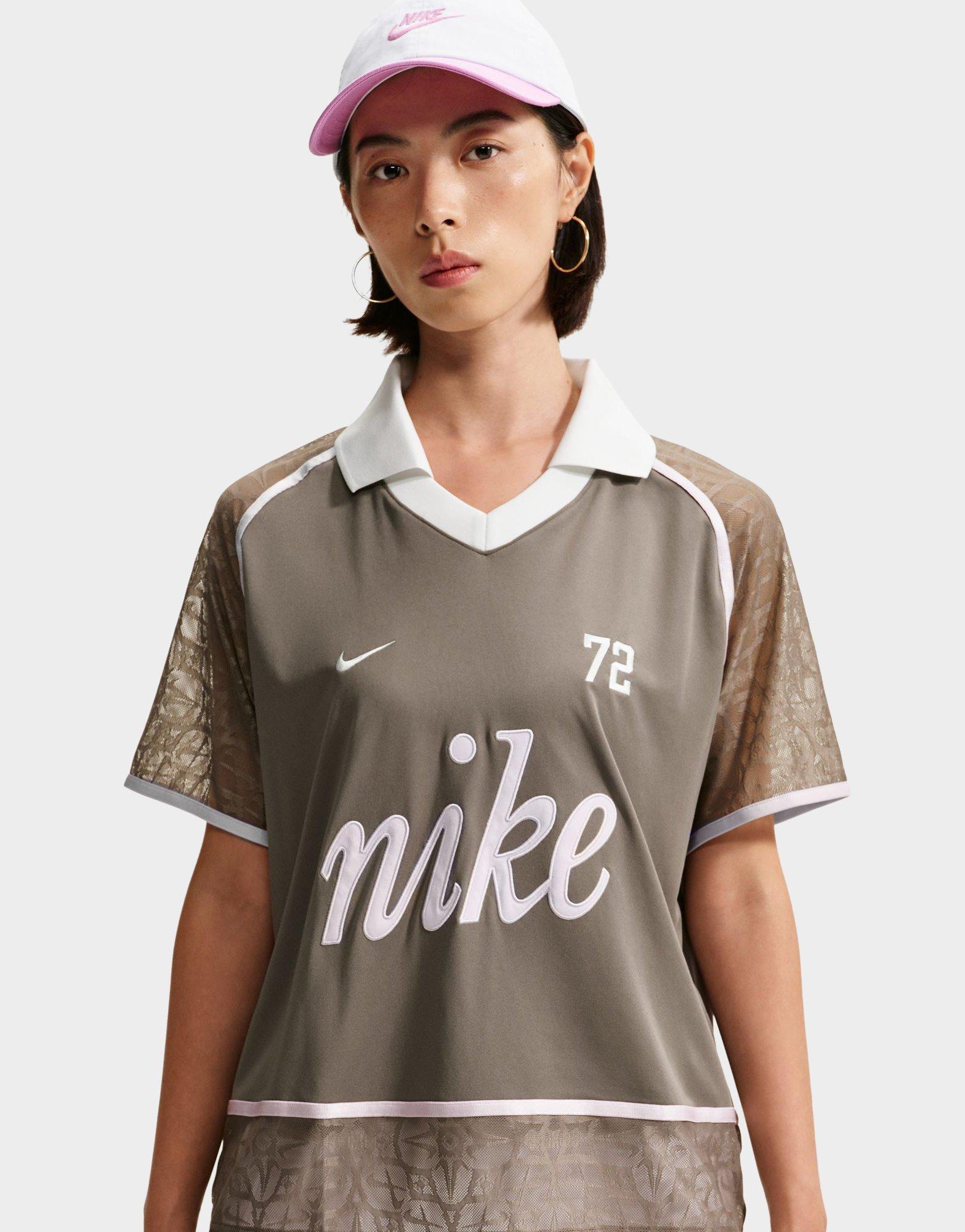 Sportswear Lace Polo Jersey Top