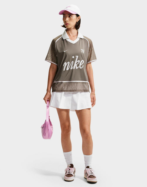 Sportswear Lace Polo Jersey Top