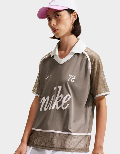 Sportswear Lace Polo Jersey Top