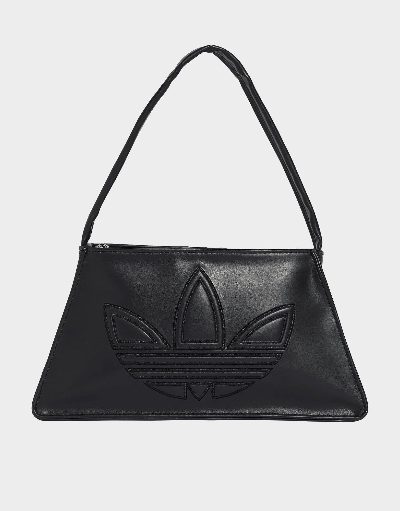 Polyurethane Outline Trefoil Shoulder Bag