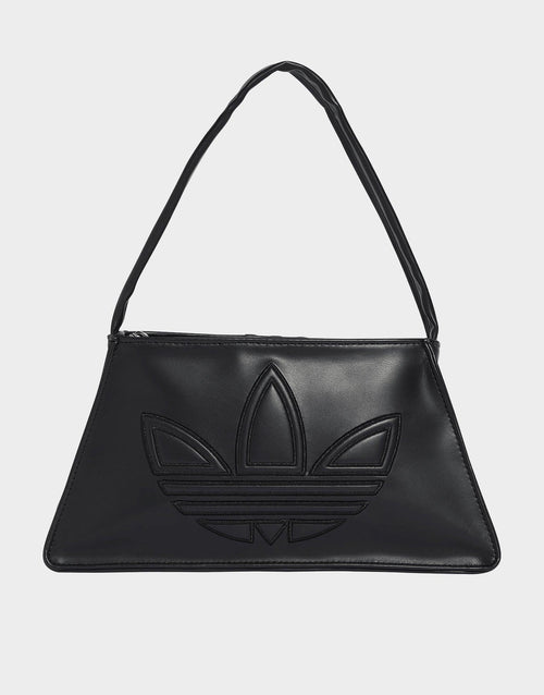 Polyurethane Outline Trefoil Shoulder Bag