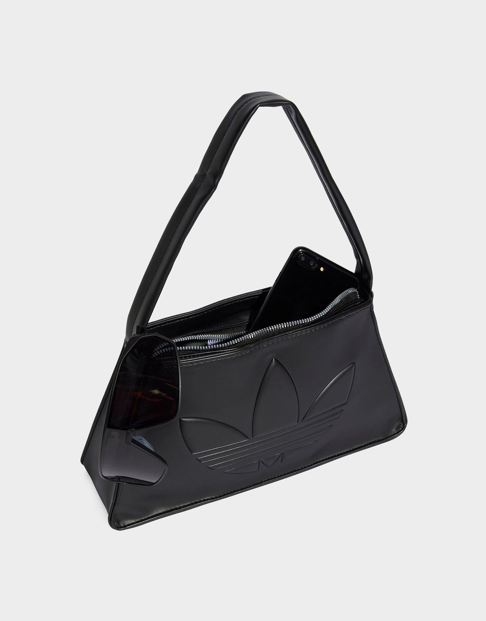 Black adidas Outline Trefoil Shoulder Bag - JD Sports Singapore