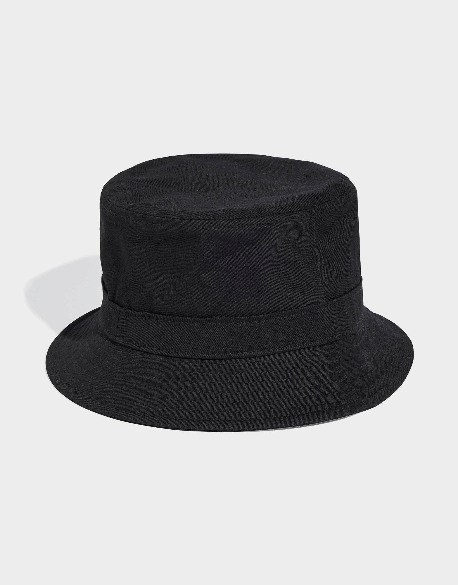 Black adidas Adicolor Trefoil Bucket Hat - JD Sports Singapore