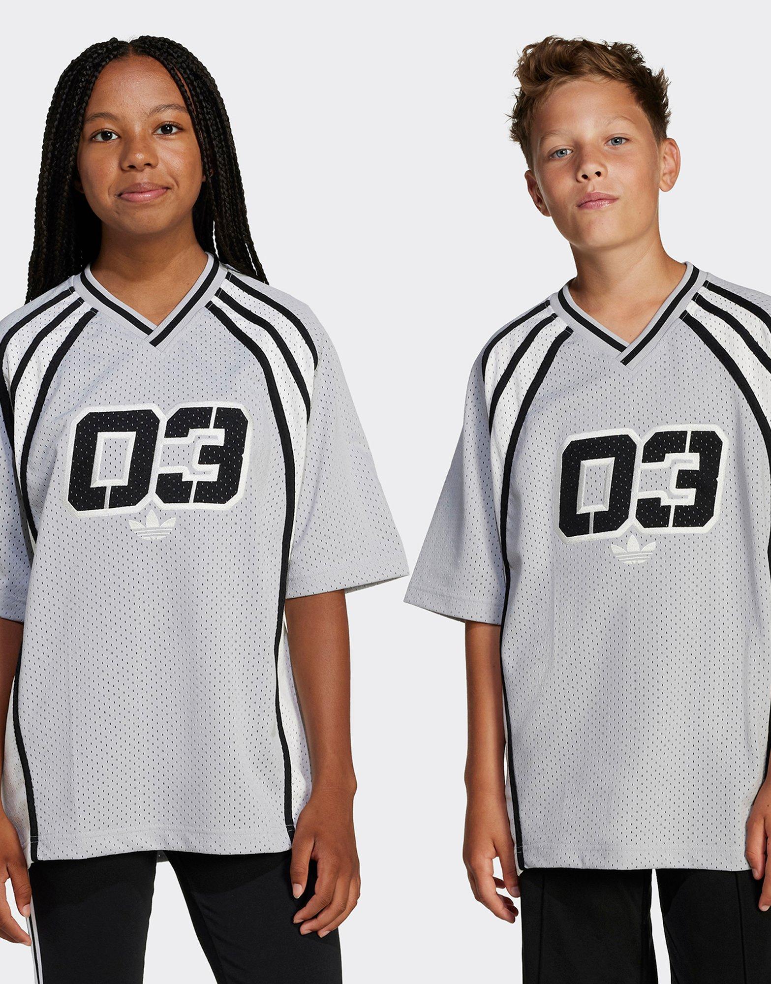 Grey adidas Oversize Jersey T-Shirt Junior's - JD Sports Singapore