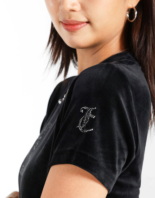 JD Crop Bow T-Shirt