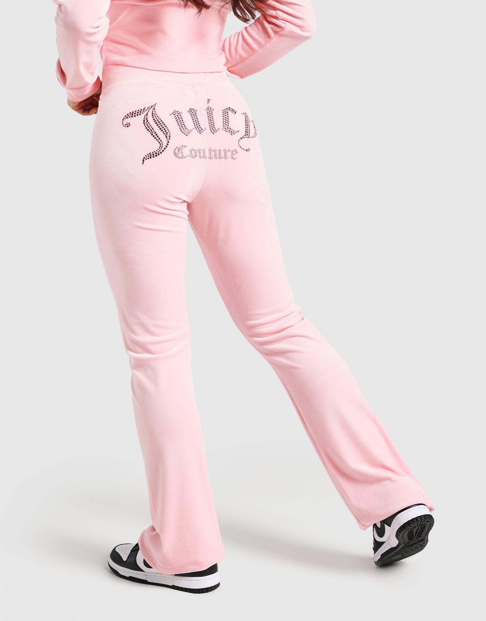 Pink Juicy Couture Pant Flare Velour - JD Sports Singapore