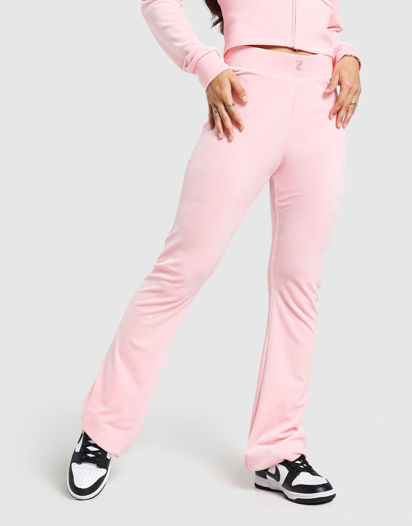 Pink Juicy Couture Pant Flare Velour - JD Sports Singapore