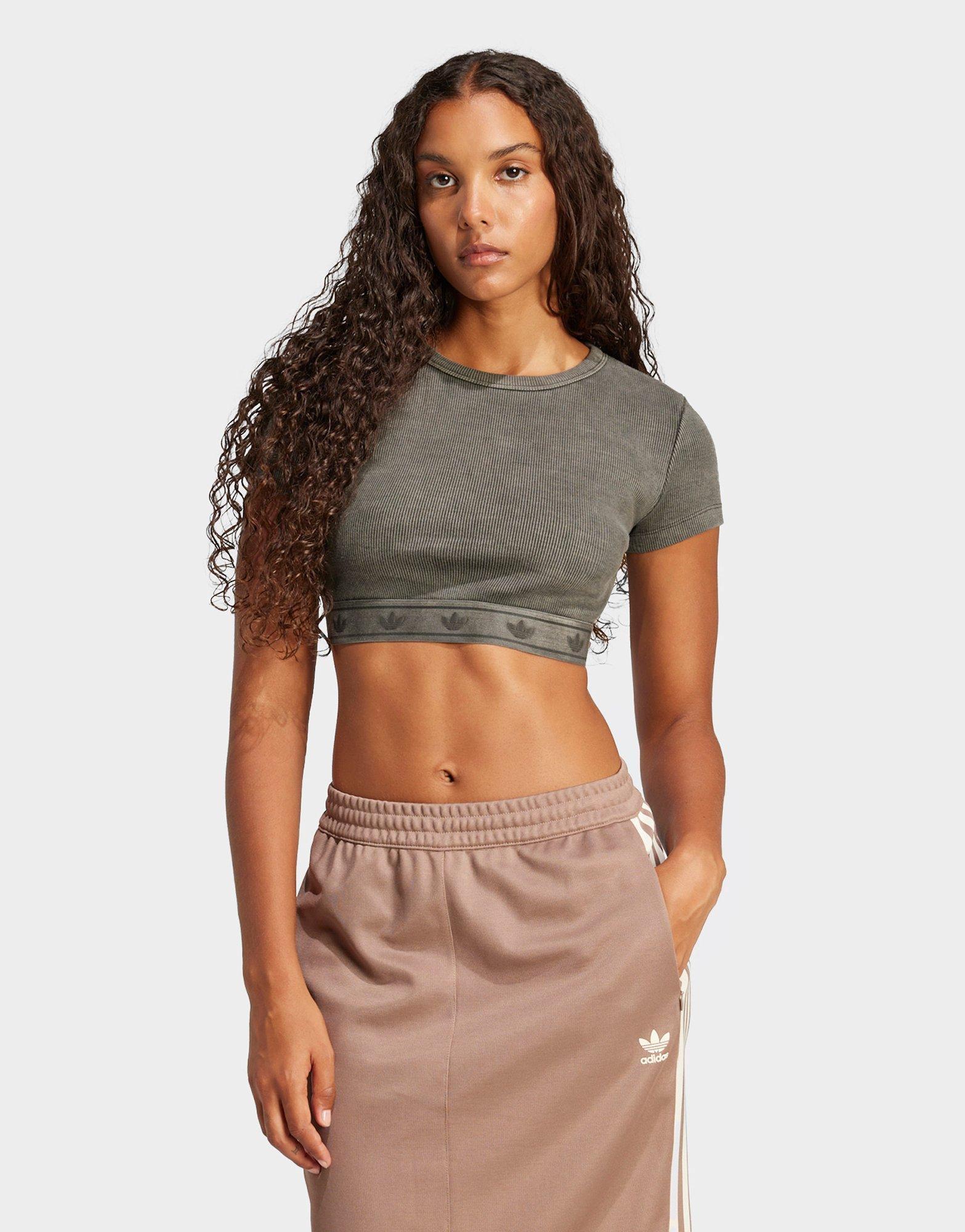 Ribbed Short Sleeve Top