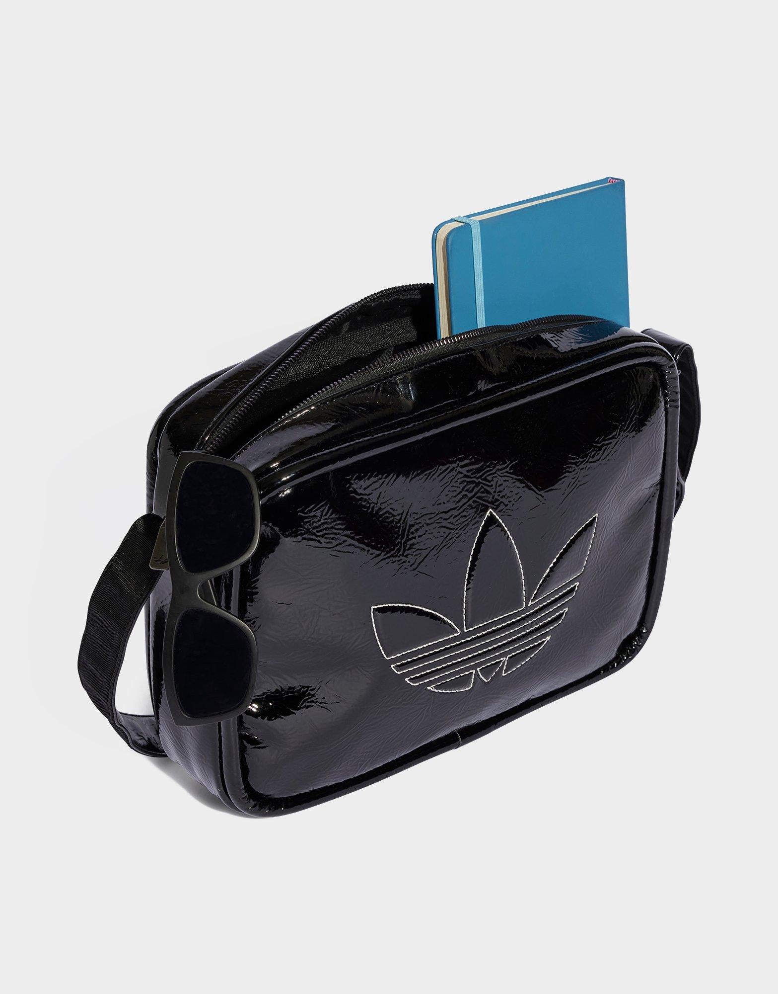 Black adidas Adicolor Premium Airliner Bag - JD Sports Singapore