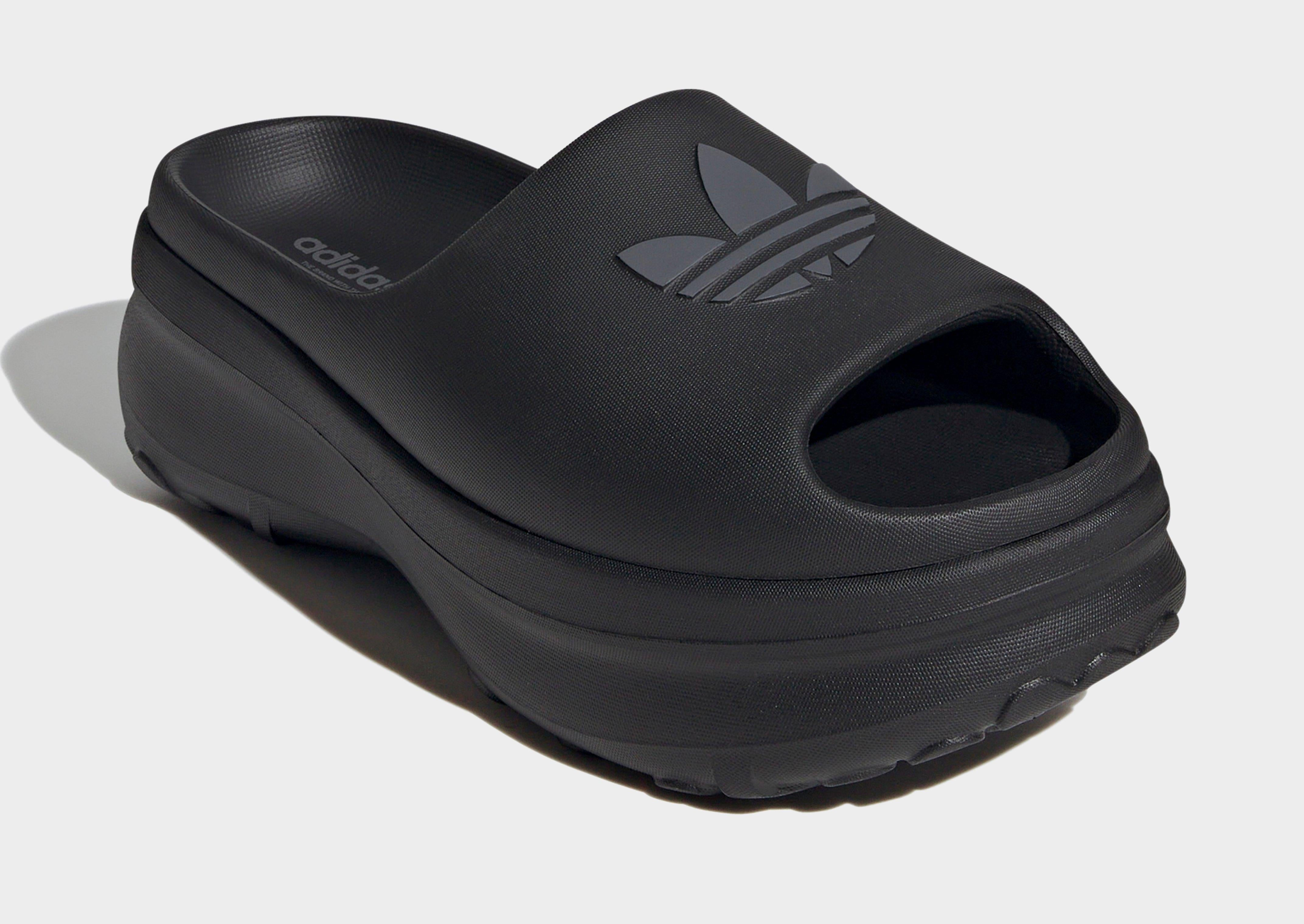 Black adidas Adifom Stan Slides Women's - JD Sports Singapore