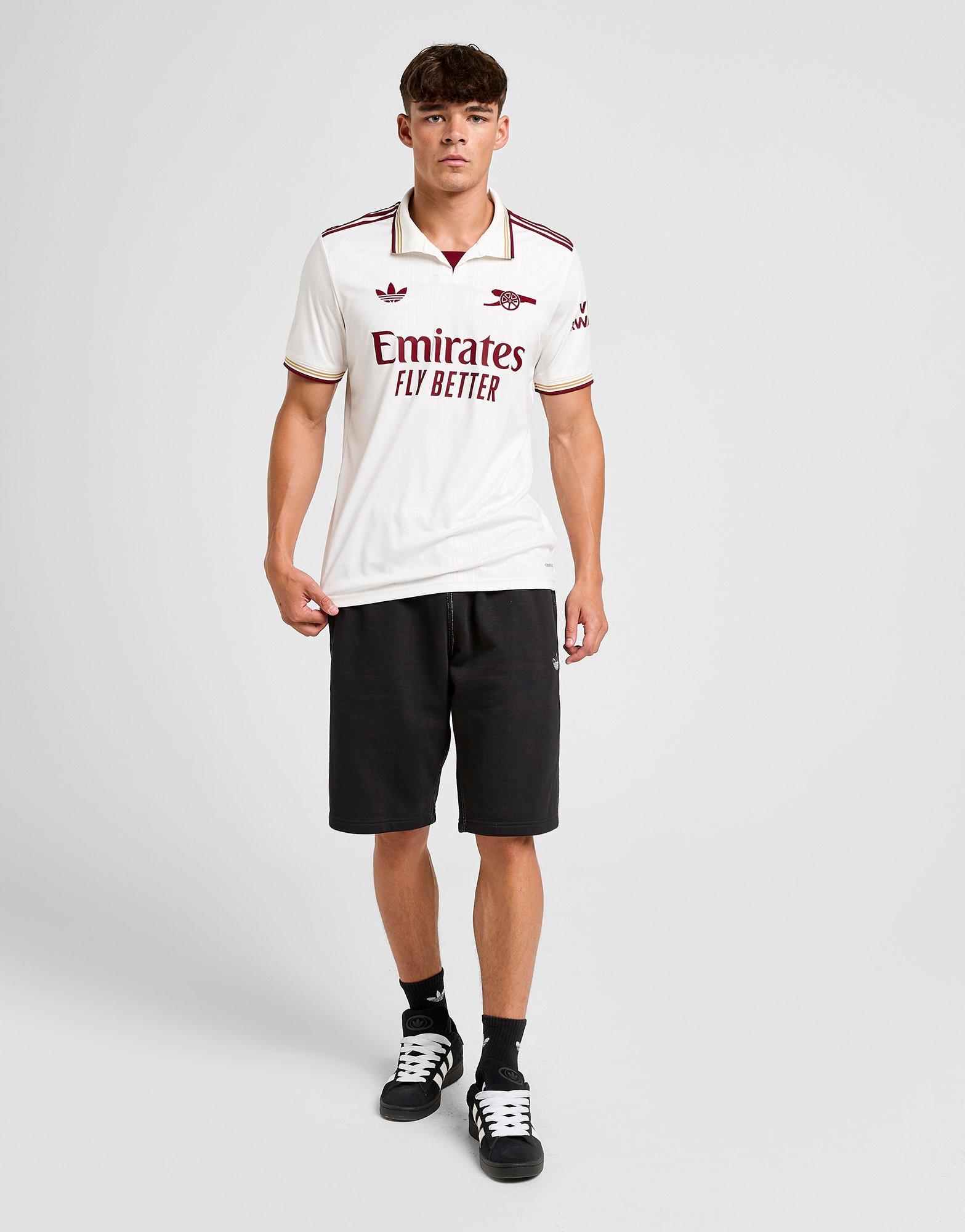 White adidas Arsenal 25/26 Third Jersey - JD Sports Singapore
