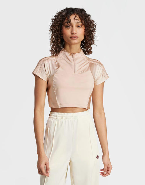 Zip-Up Crop Top
