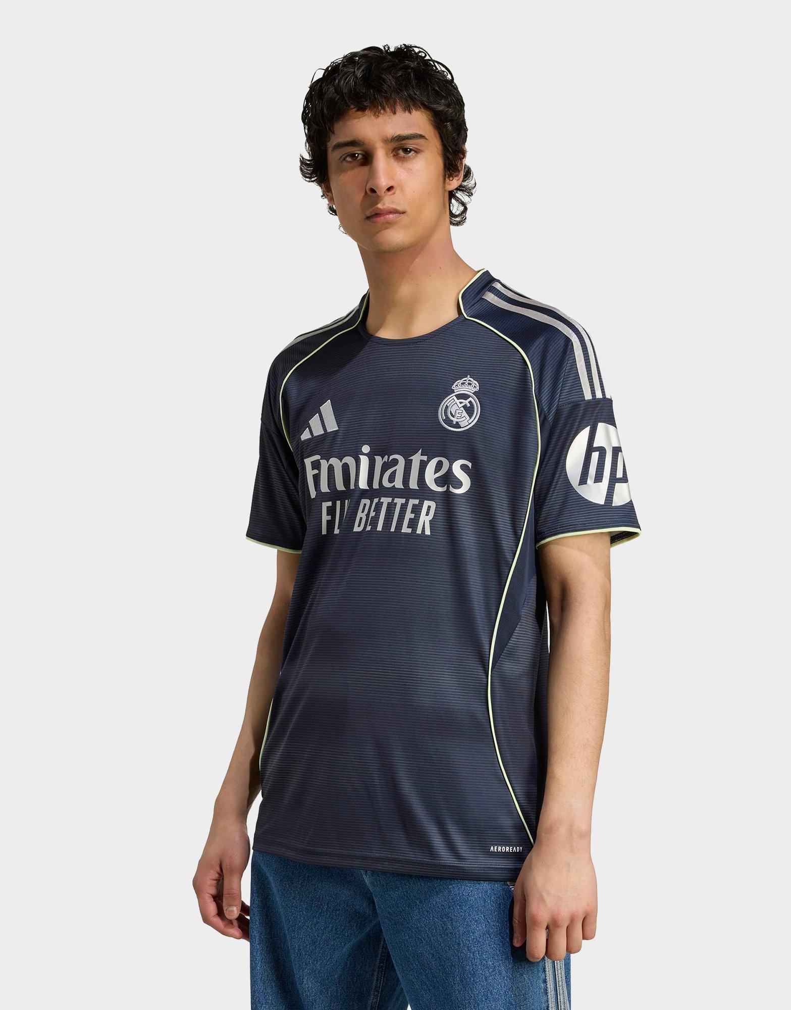今年復刻　adidas Real Madrid アウェイジャージ Mサイズ 黒 Black adidas Real Madrid 25/26 Away Jersey - JD Sports Singapore
