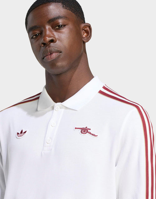 Arsenal Terrace Icons Long Sleeve Polo Shirt