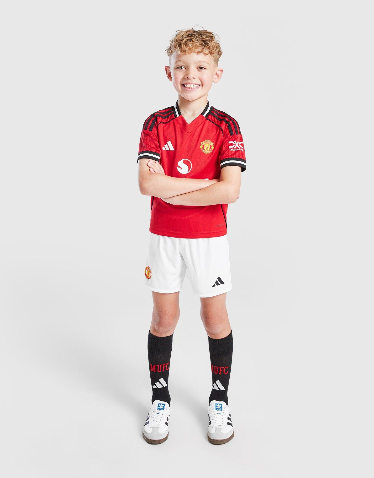Manchester United 25/26 Home Mini Kit Children's