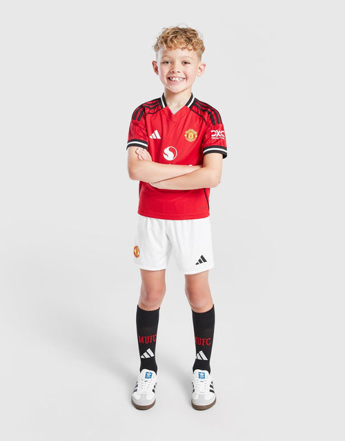 Manchester United 25/26 Home Mini Kit Children's