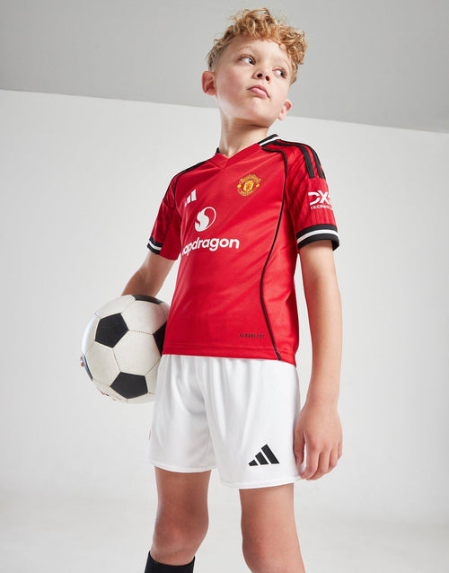 Manchester United 25/26 Home Mini Kit Children's