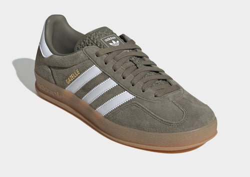adidas gazelle silver green womens Green adidas Gazelle Indoor Women's