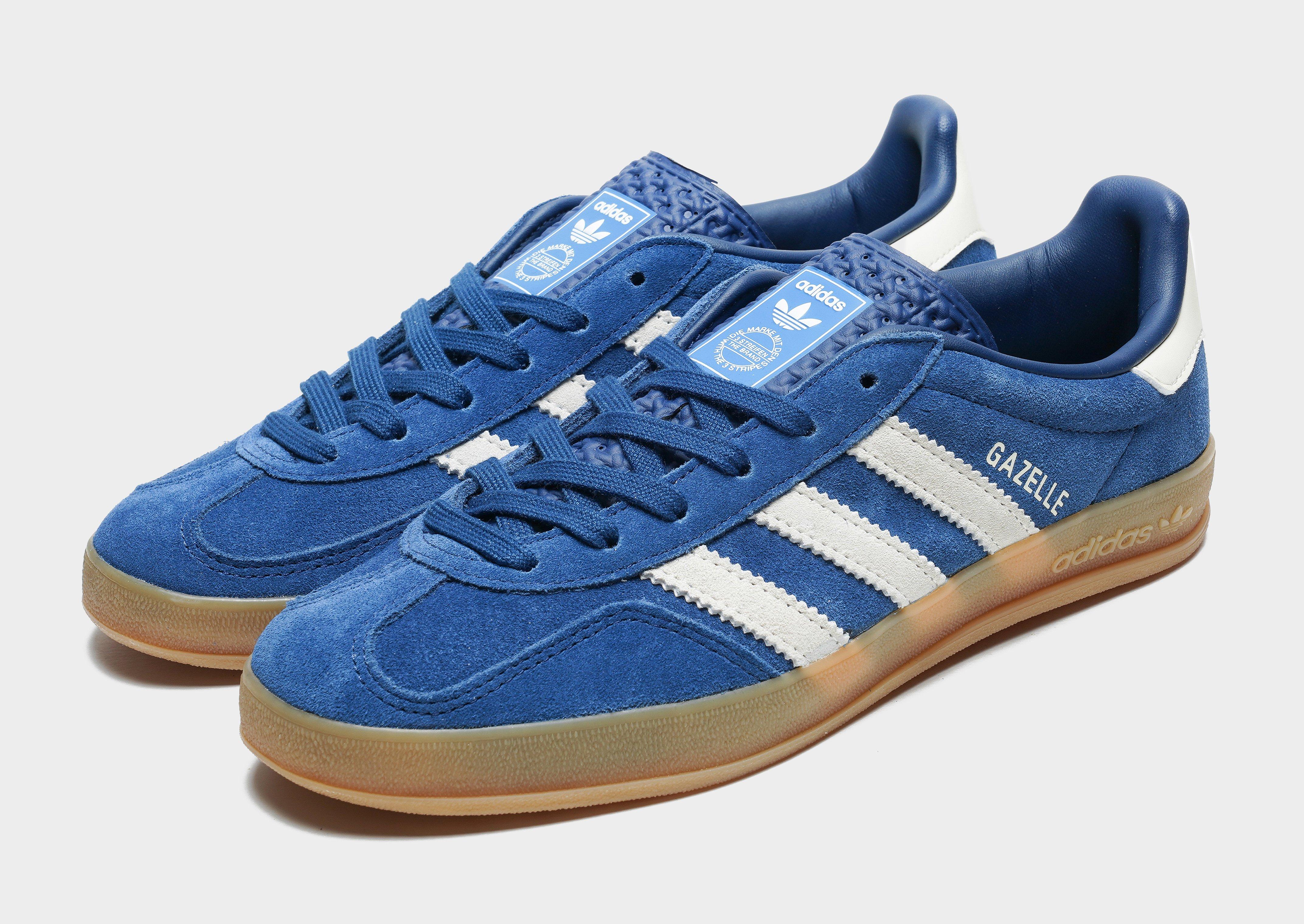 adidas Gazelle Indoor 26.5 青 新品未使用 Blue adidas Gazelle Indoor - JD Sports Singapore